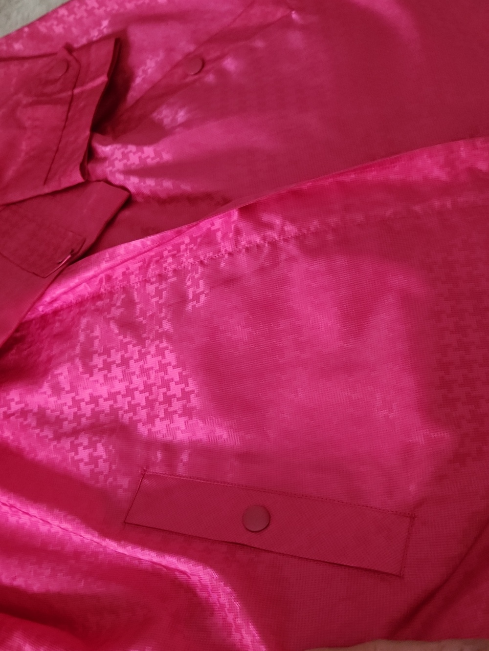 UBU Hot Pink Women's Lightweight Trench Coat - Picture 7 of 10